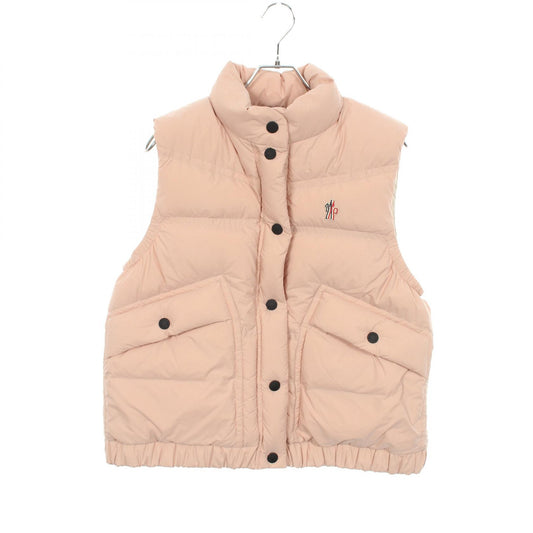 MONCLER GRENOBLE Baise Gilet Down Vest Pink Size 4