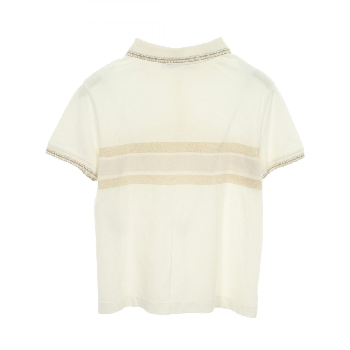 Dior Logo Cotton Polo Shirt White Size S