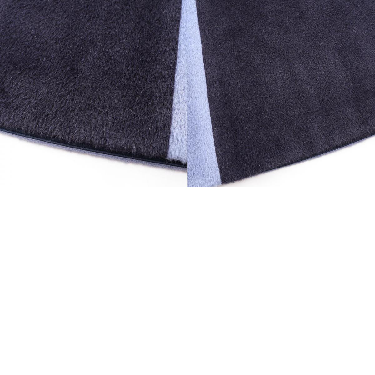 Drawer Wool Color Block Midi Skirt Blue Size 36