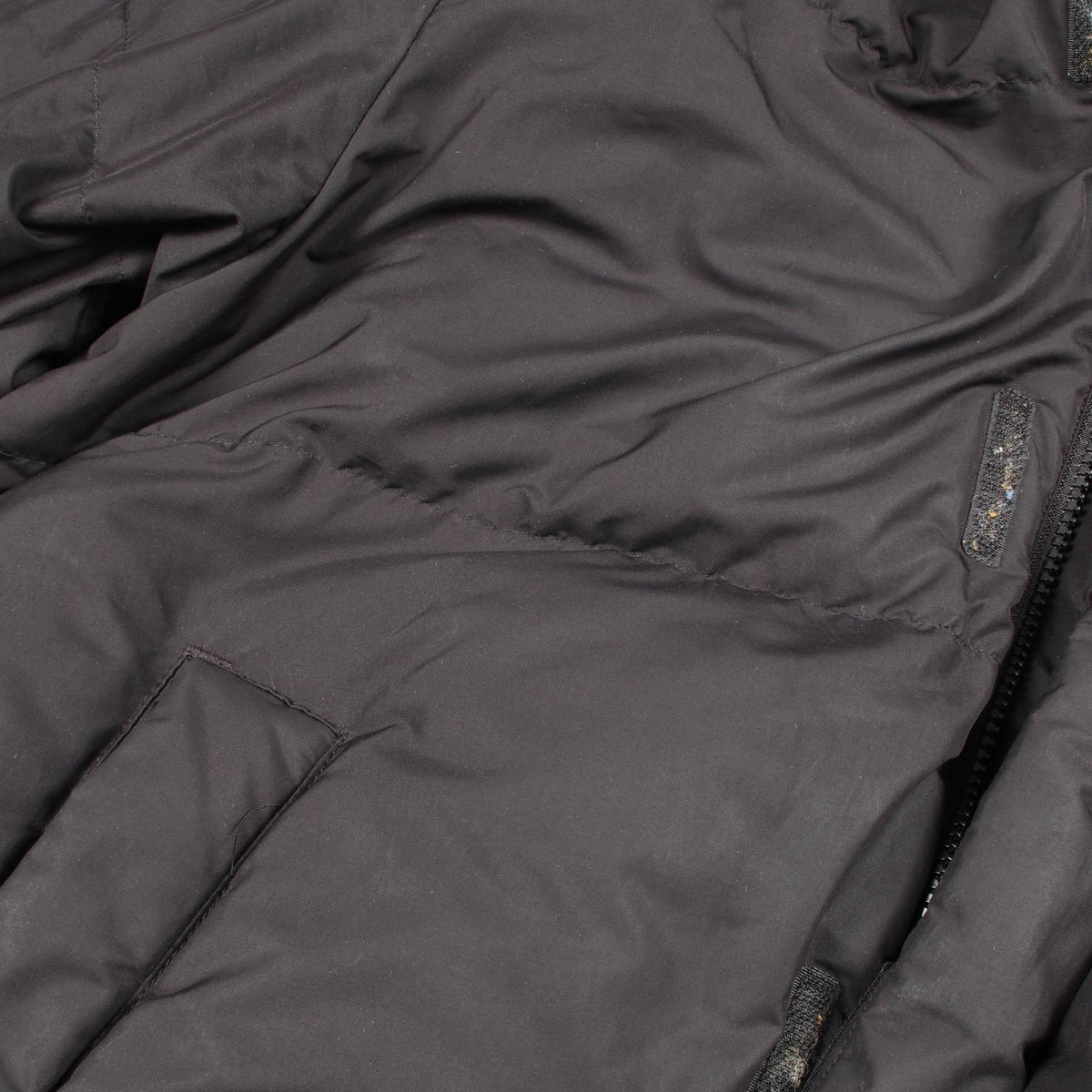 THE NORTH FACE WHITE LABEL RIVERTON T Black Poly Down Jacket Size 95/M