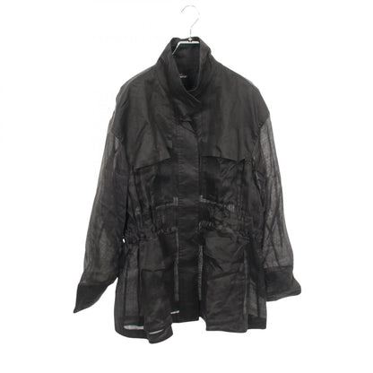 Chaos Fabric Button Up Black Shirt Size ONE SIZE