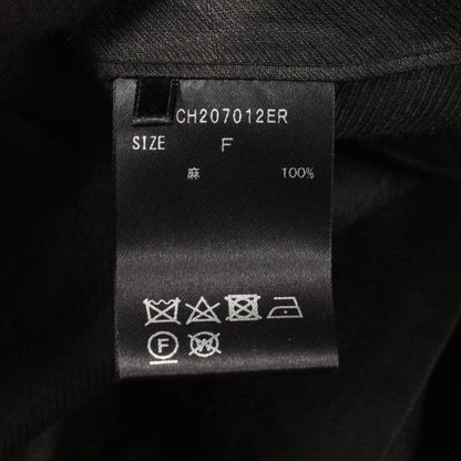 Chaos Fabric Button Up Black Shirt Size ONE SIZE
