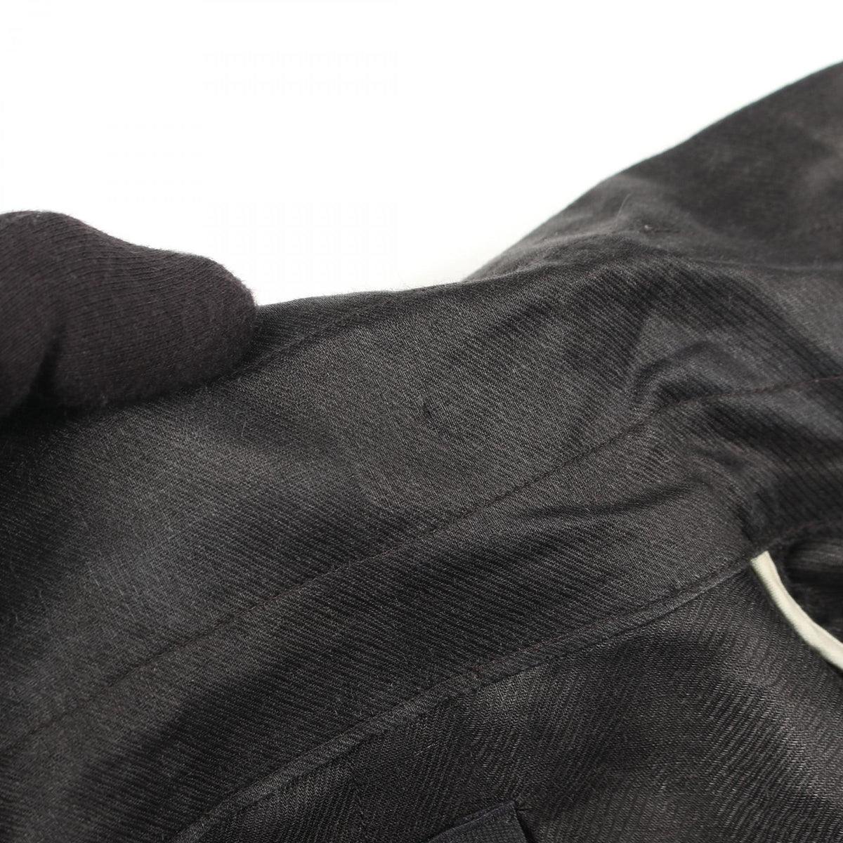 Chaos Fabric Button Up Black Shirt Size ONE SIZE