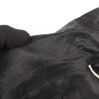 Chaos Fabric Button Up Black Shirt Size ONE SIZE