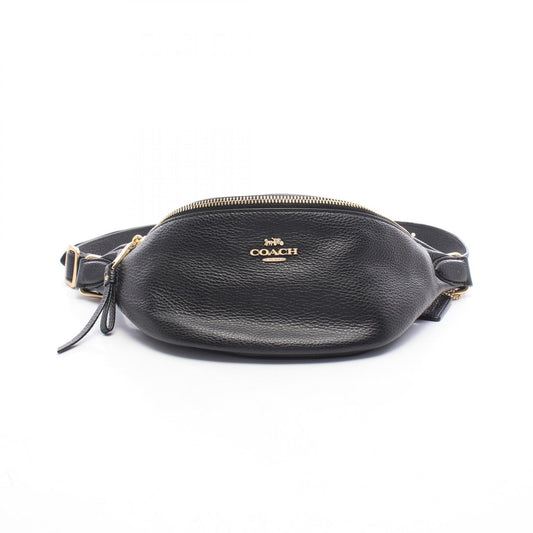 COACH Leather Belt Bag Black