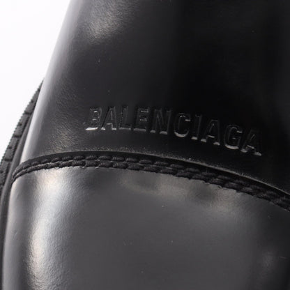 BALENCIAGA Black TRACTOR Leather Boots Size 36