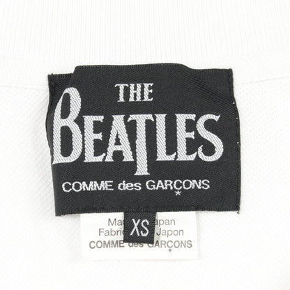 COMME des GARCONS The Beatles Apple Patch Polo White Size XS