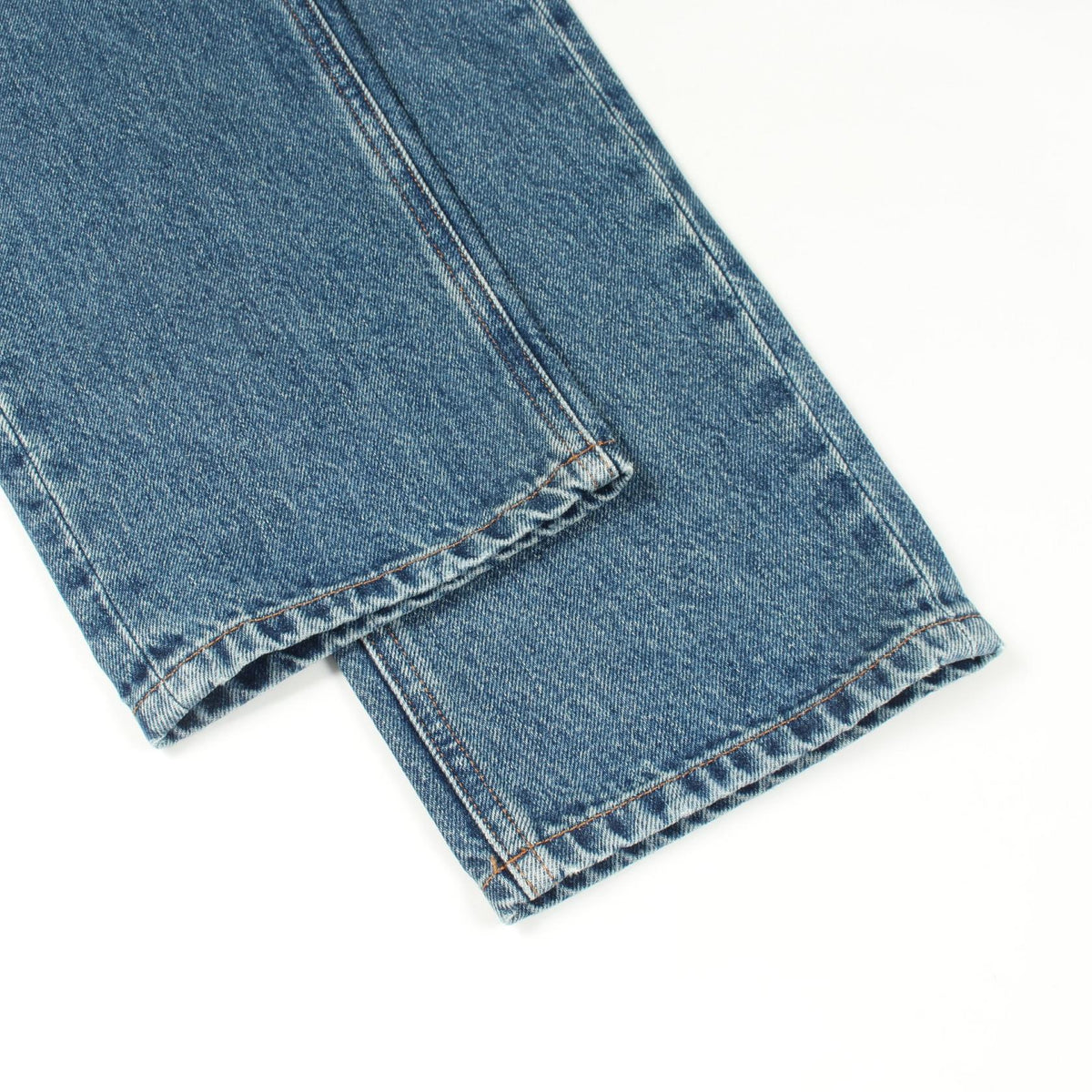 DOLCE & GABBANA Logo Plate Blue Cotton Denim Jeans Size 48