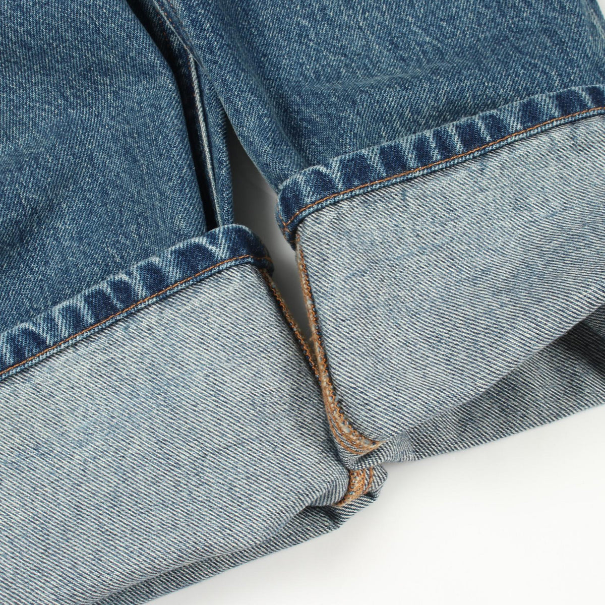 DOLCE & GABBANA Logo Plate Blue Cotton Denim Jeans Size 48