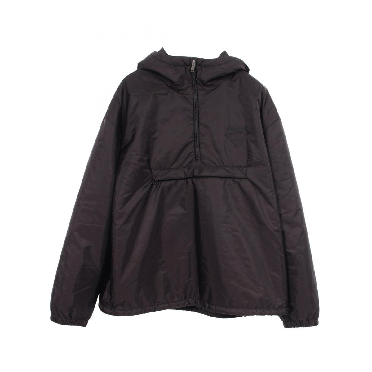 PRADA Re-Nylon Hooded Padded Nylon Black Size M