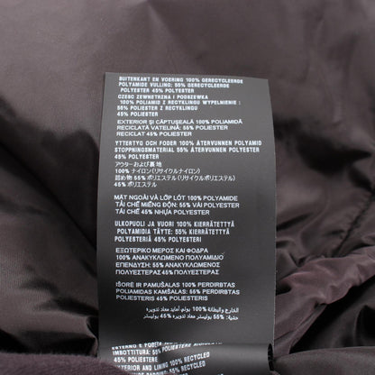 PRADA Re-Nylon Hooded Padded Nylon Black Size M
