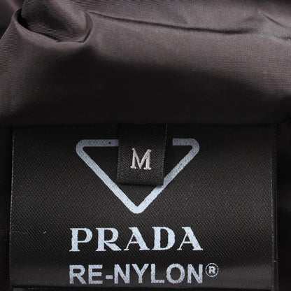 PRADA Re-Nylon Hooded Padded Nylon Black Size M