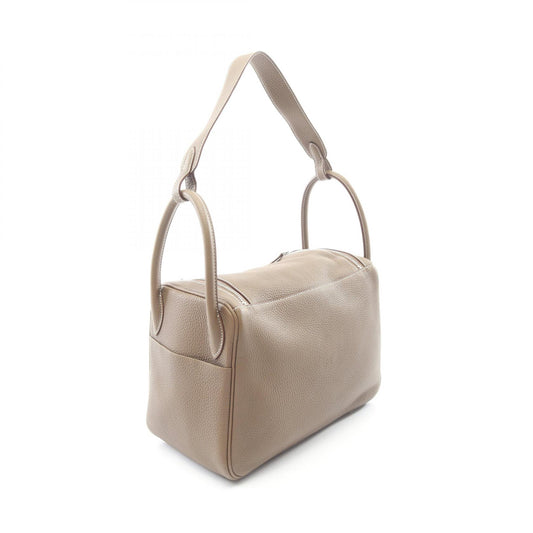 HERMES Lindy 30 Etoupe Shoulder Bag Gray