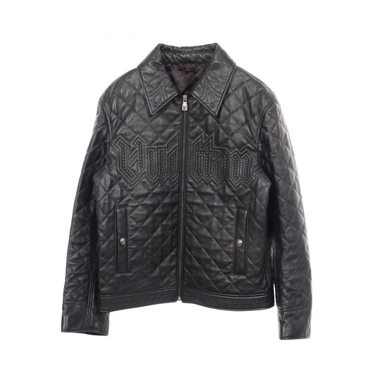 LOUIS VUITTON Quilted Blouson Black Size 48