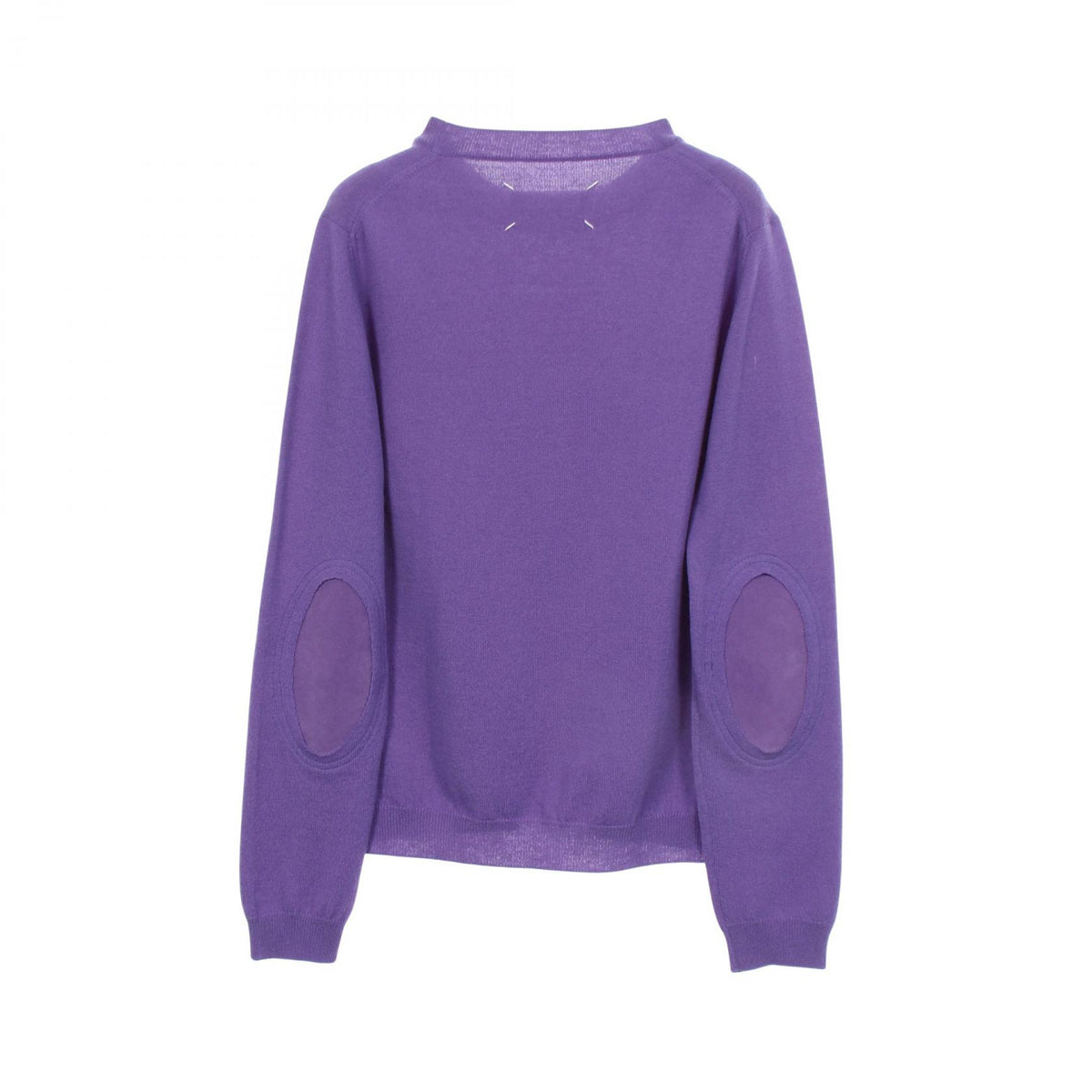 Maison Margiela 4 Elbow Patch Crew Sweater Purple Size S