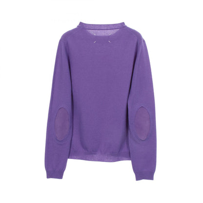 Maison Margiela 4 Elbow Patch Crew Sweater Purple Size S