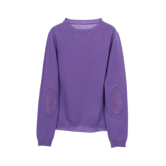 Maison Margiela 4 Elbow Patch Crew Sweater Purple Size S