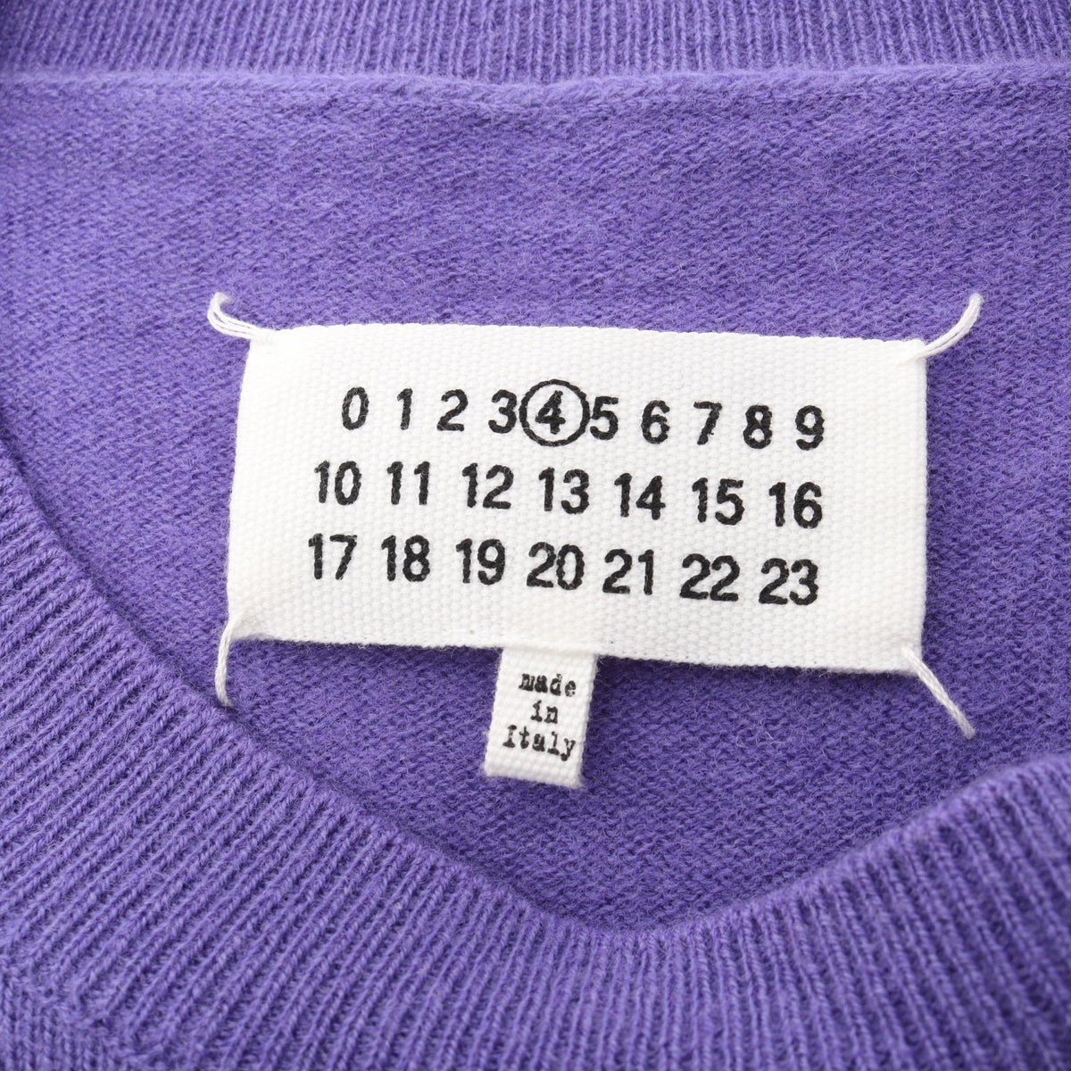 Maison Margiela 4 Elbow Patch Crew Sweater Purple Size S
