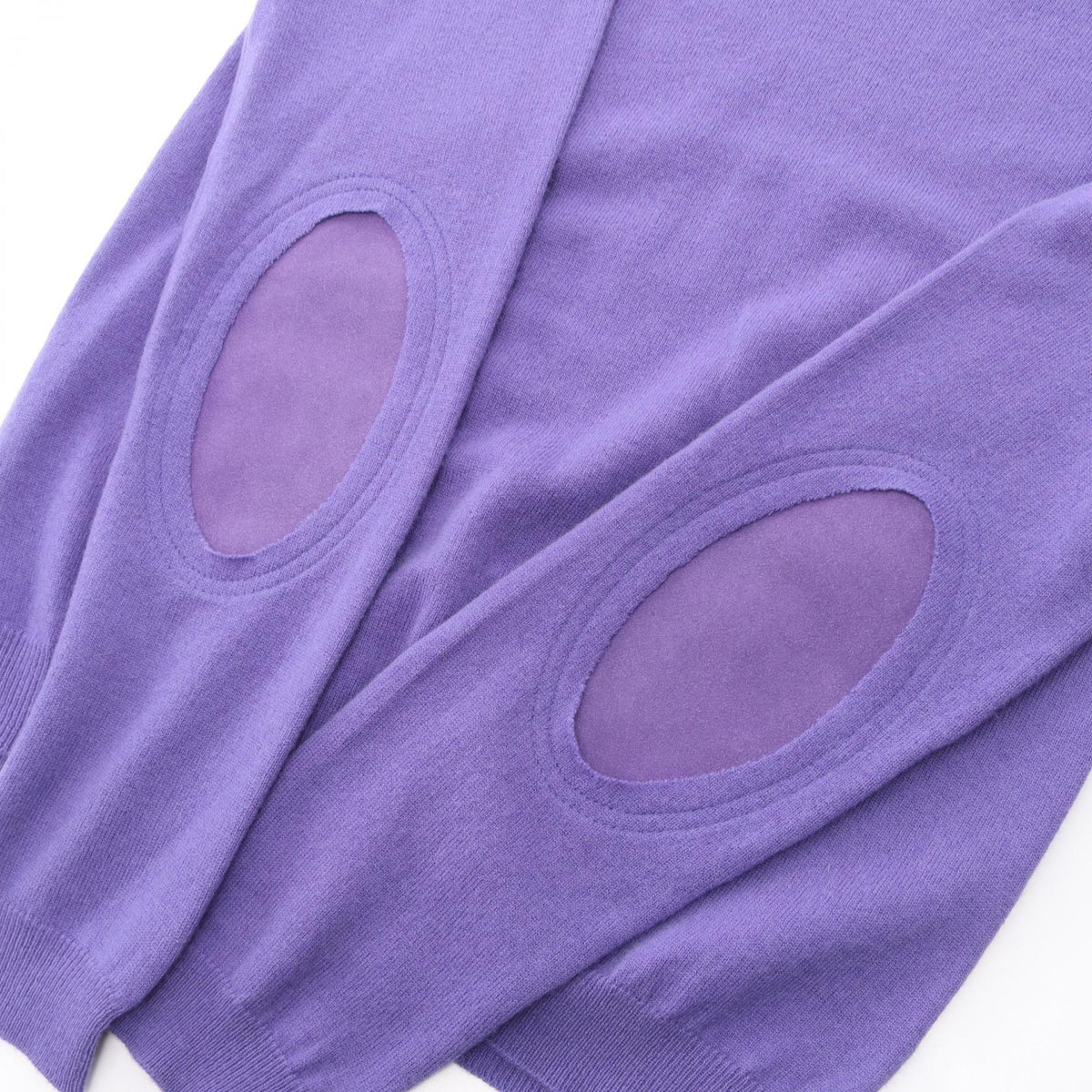 Maison Margiela 4 Elbow Patch Crew Sweater Purple Size S