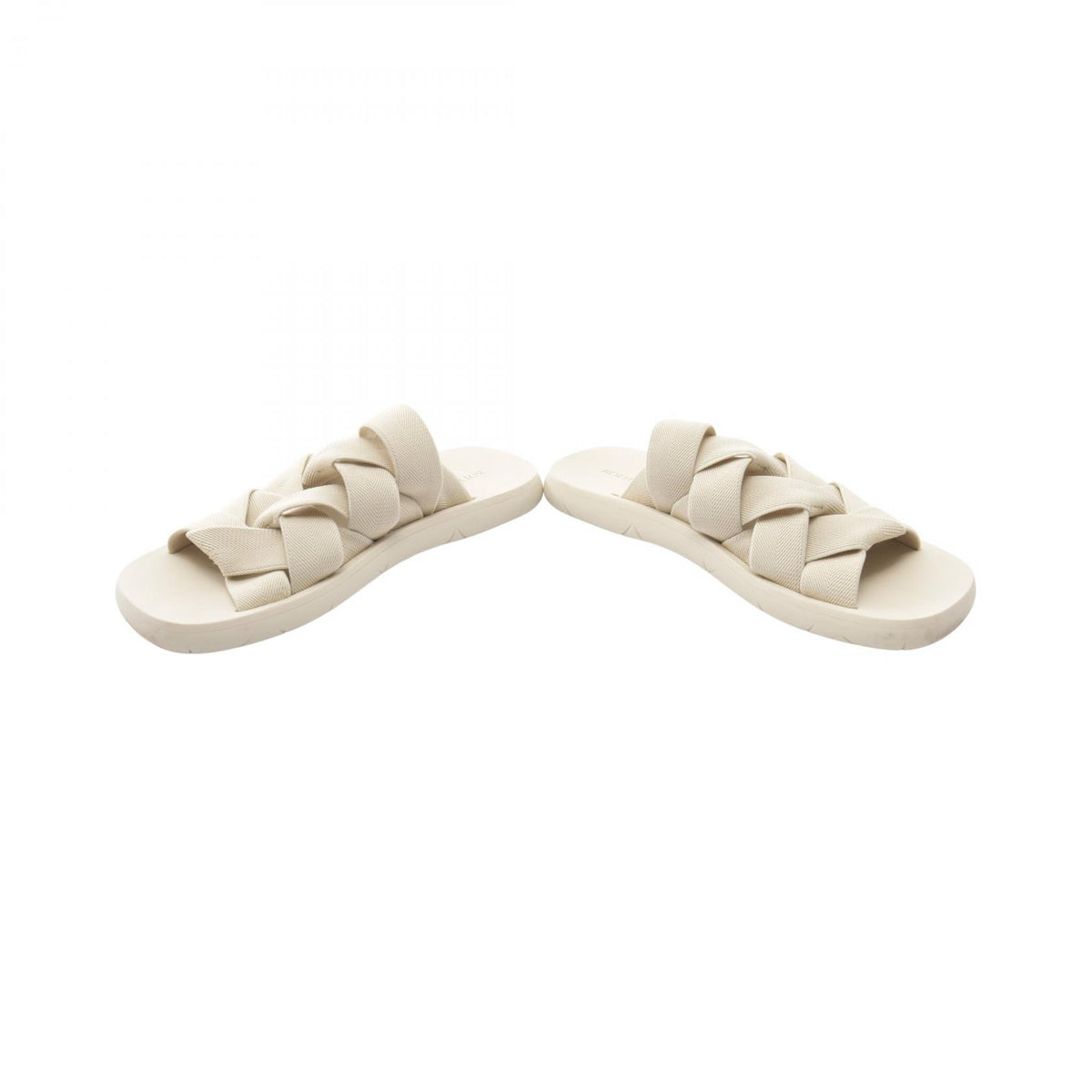 BOTTEGA VENETA Starfish Fabric Sandals Beige Size EU 39