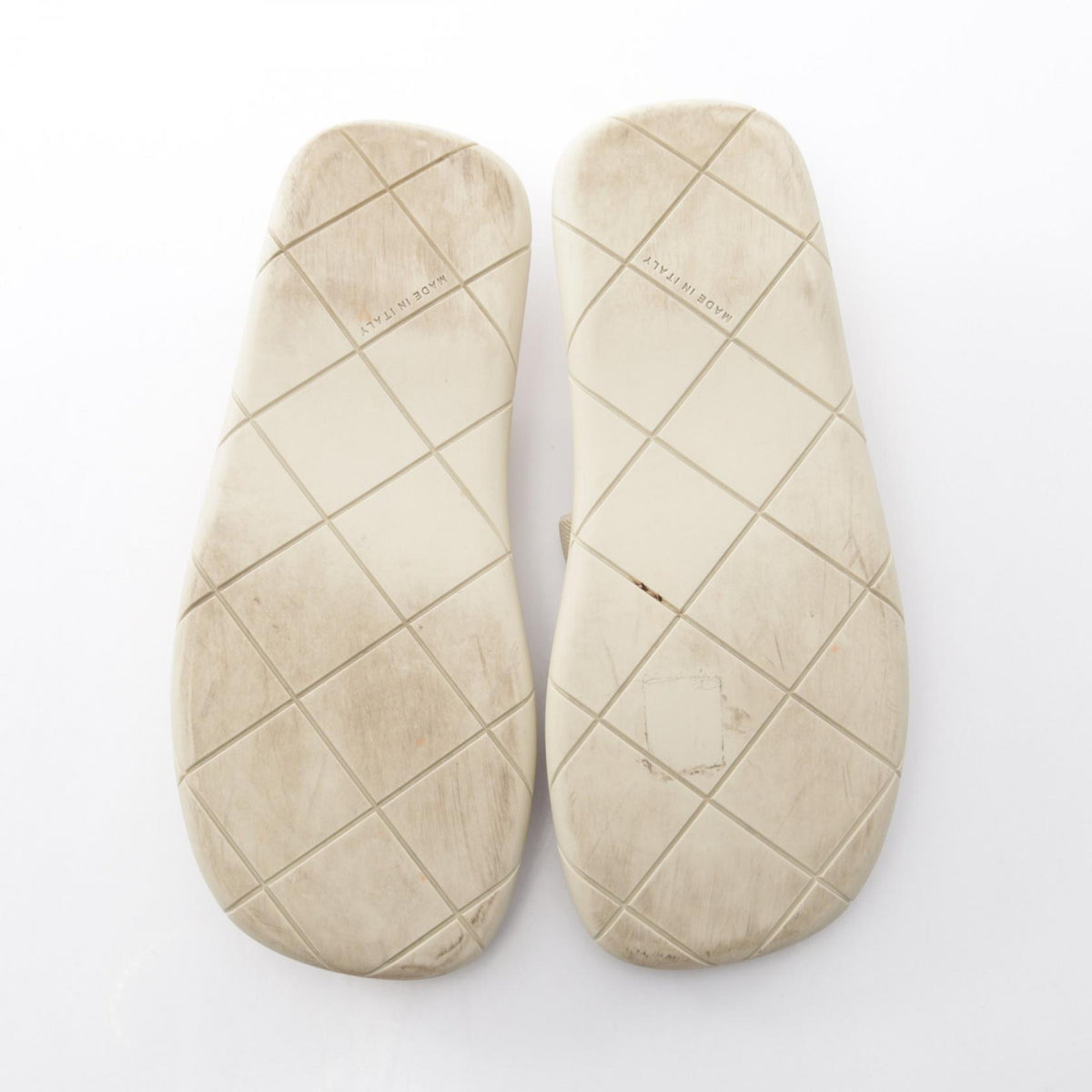 BOTTEGA VENETA Starfish Fabric Sandals Beige Size EU 39