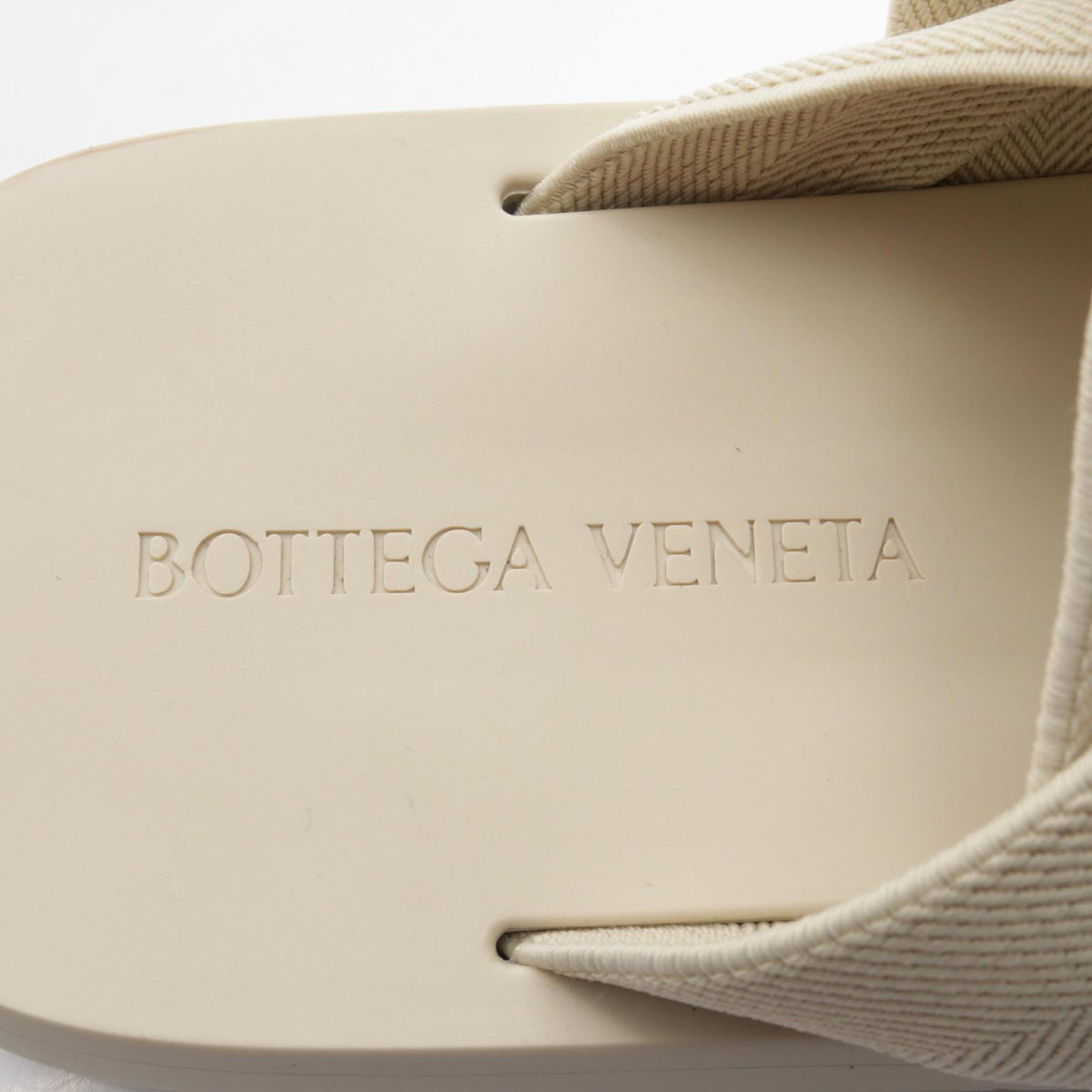 BOTTEGA VENETA Starfish Fabric Sandals Beige Size EU 39