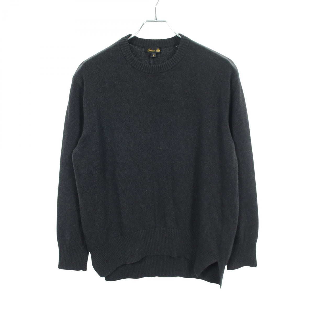 Drawer Cotton Cashmere Knit Sweater Gray Size 1