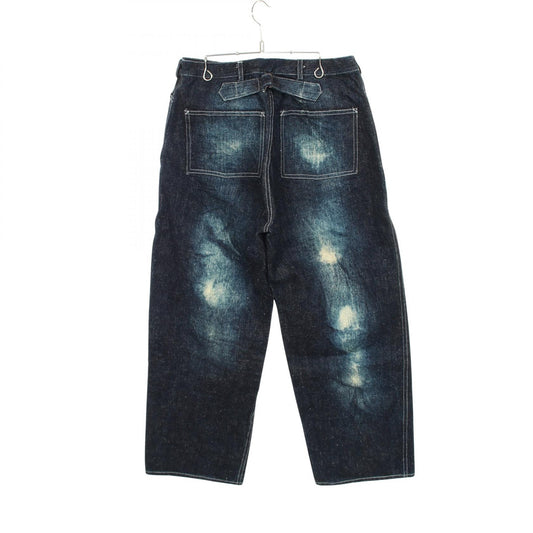 OFF LES SIX Patriots Distressed Denim Jeans Size 3