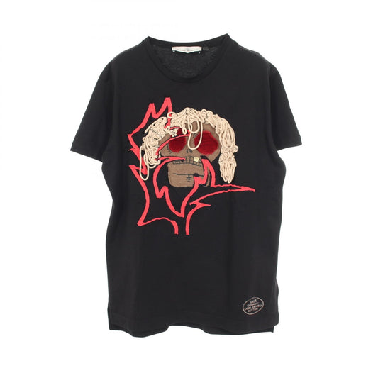 Vivienne Westwood Skull Cotton T-Shirt Black Size M
