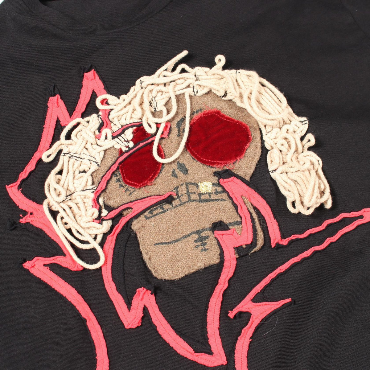 Vivienne Westwood Skull Cotton T-Shirt Black Size M
