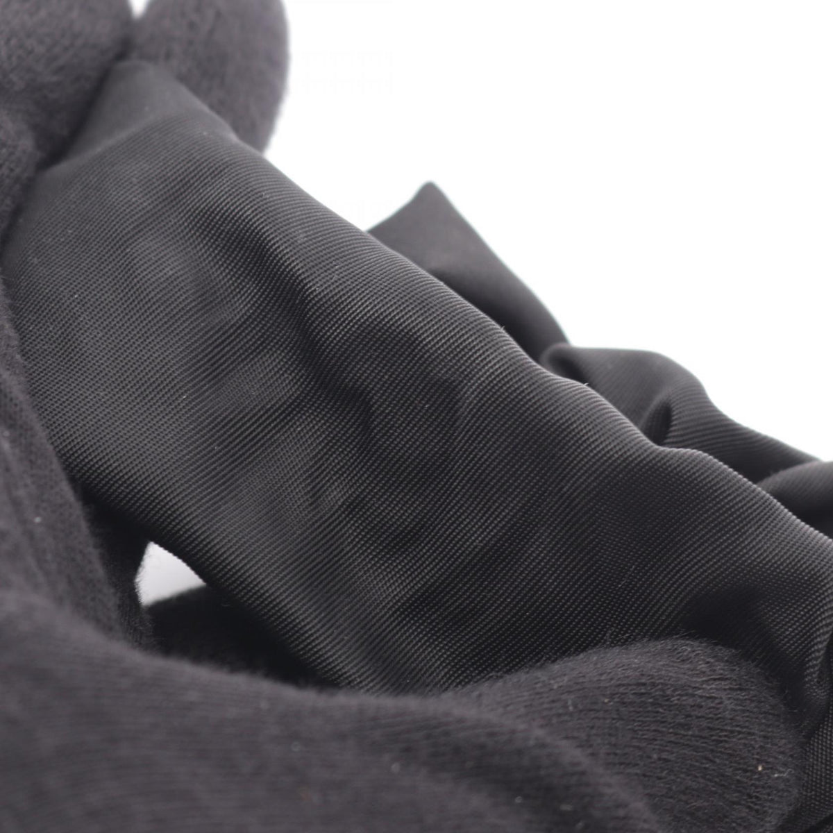 PRADA Re-Nylon Scrunchie Black
