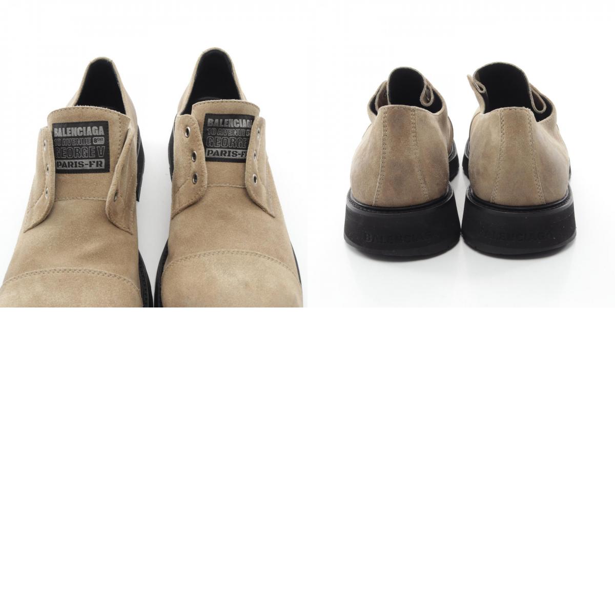 BALENCIAGA Track Derby Suede Shoes Size EU 44