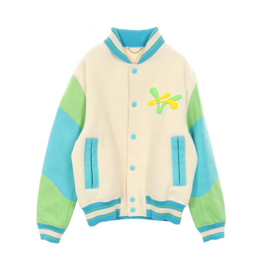 LOUIS VUITTON Rainbow Playground Varsity Jacket Size 46