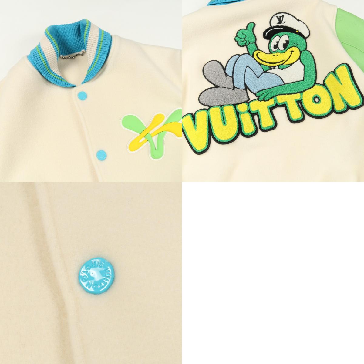 LOUIS VUITTON Rainbow Playground Varsity Jacket Size 46