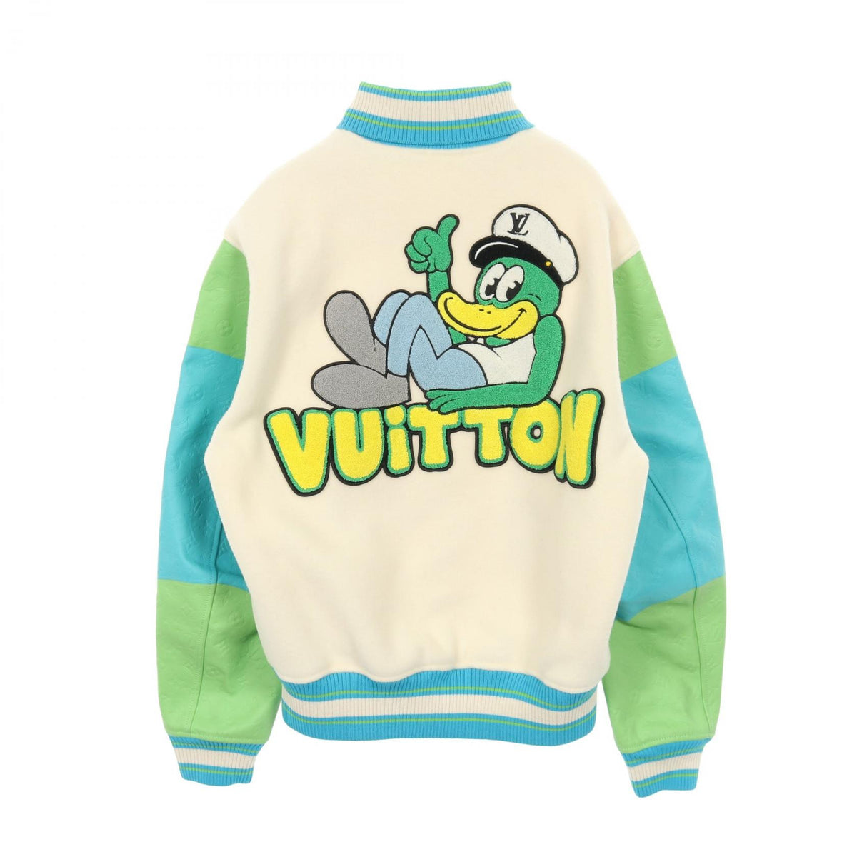 LOUIS VUITTON Rainbow Playground Varsity Jacket Size 46