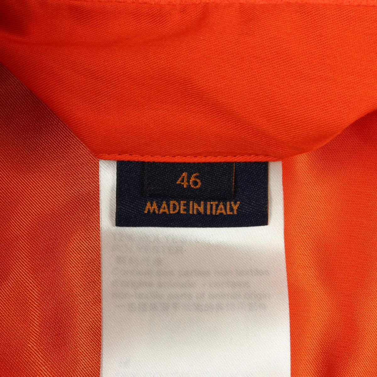 LOUIS VUITTON Mini Varsity Wool Jacket Orange Size 46