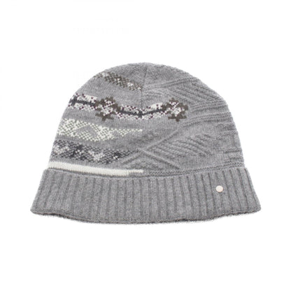 HERMES Sellier Button Wool Cashmere Knit Cap Size S