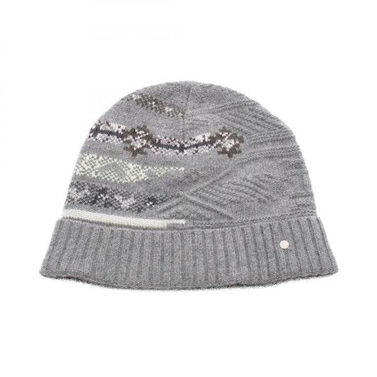 HERMES Sellier Button Wool Cashmere Knit Cap Size S