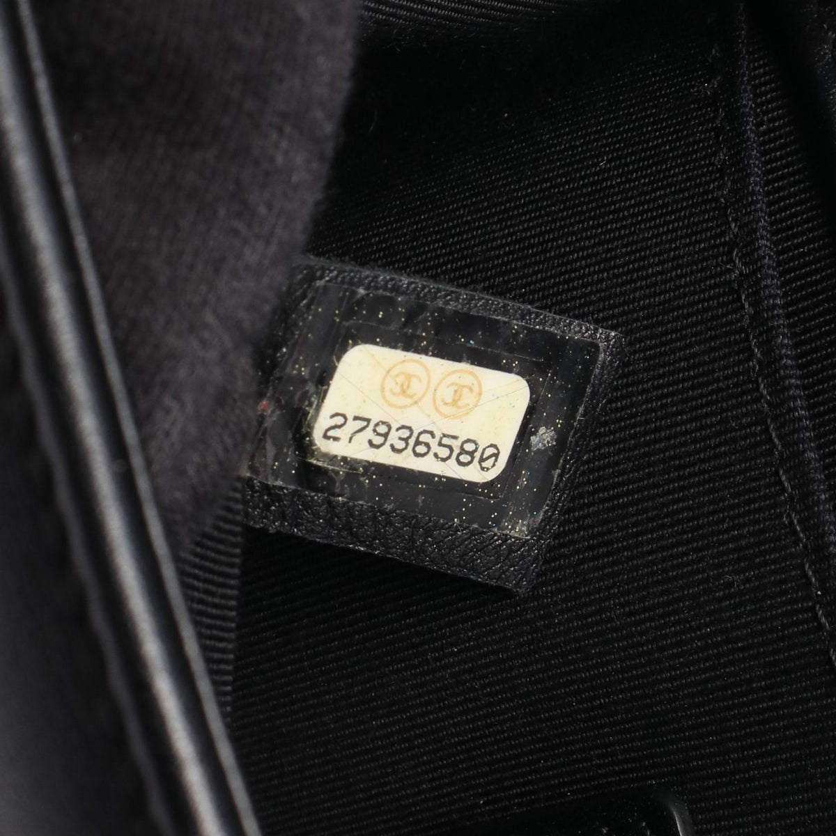CHANEL Boy Chanel Leather Bag Black