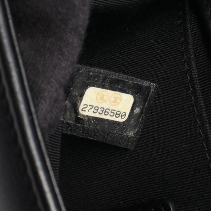 CHANEL Boy Chanel Leather Bag Black