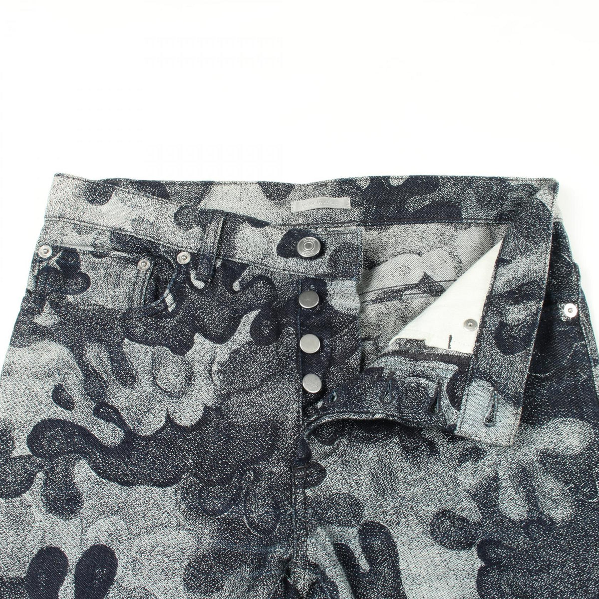 Christian Dior x PETER DOIG Camo Cotton Denim Jeans Size 26