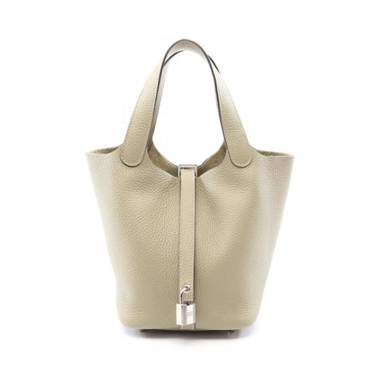 HERMES Picotin Lock PM Clemence Bag Green