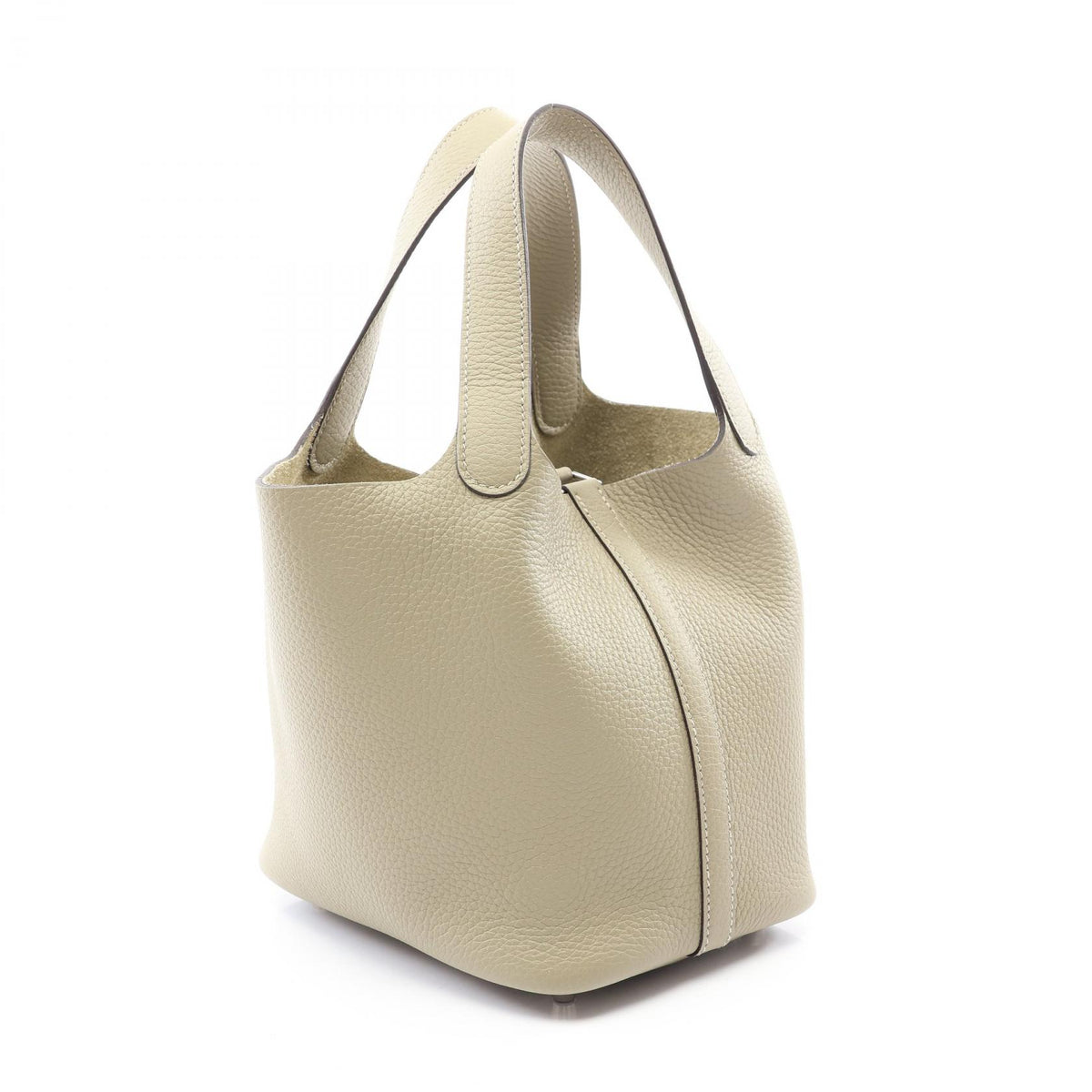 HERMES Picotin Lock PM Clemence Bag Green