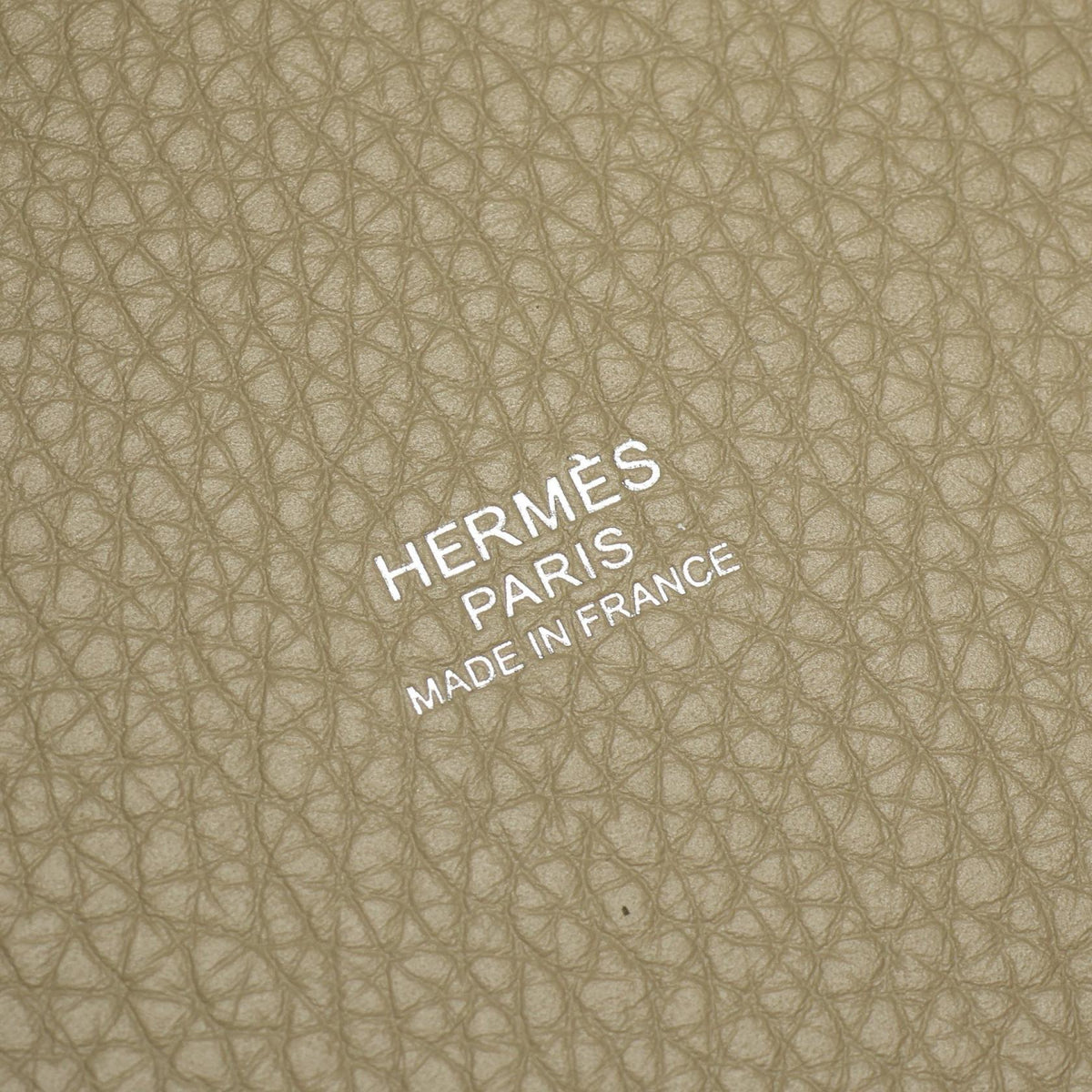 HERMES Picotin Lock PM Clemence Bag Green