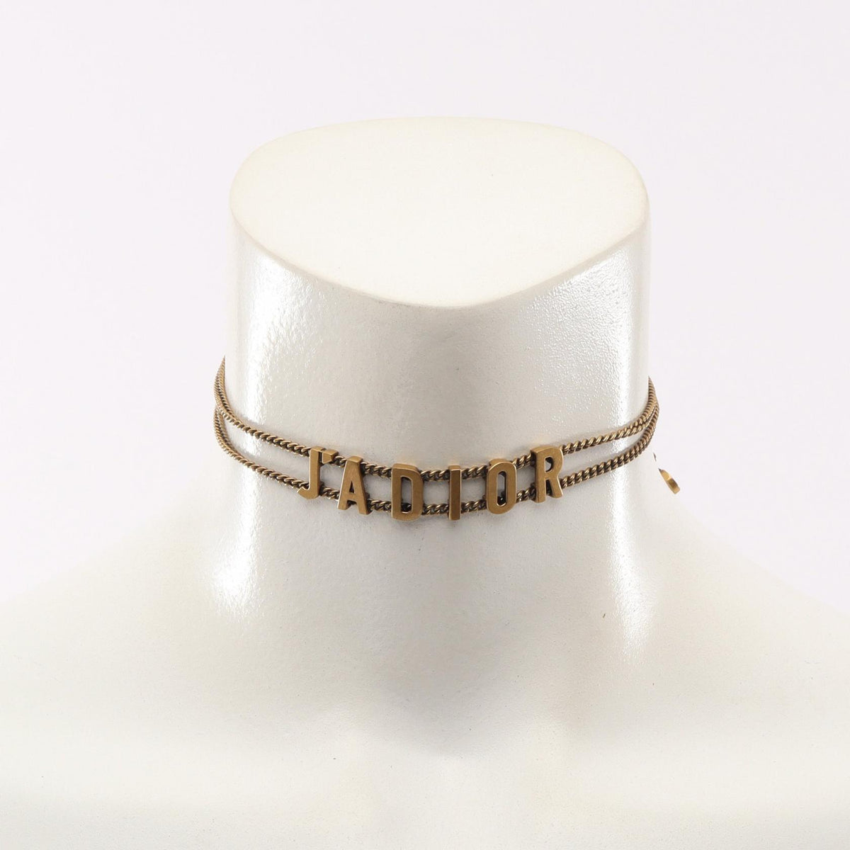 Dior J'A DIOR Double Strand Plated Choker