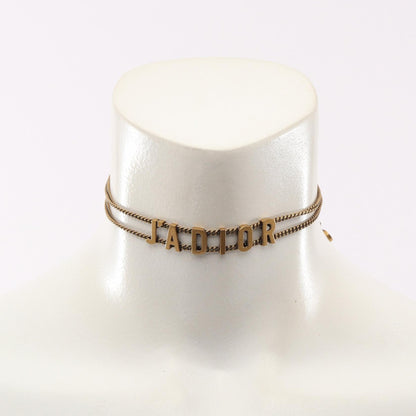 Dior J'A DIOR Double Strand Plated Choker