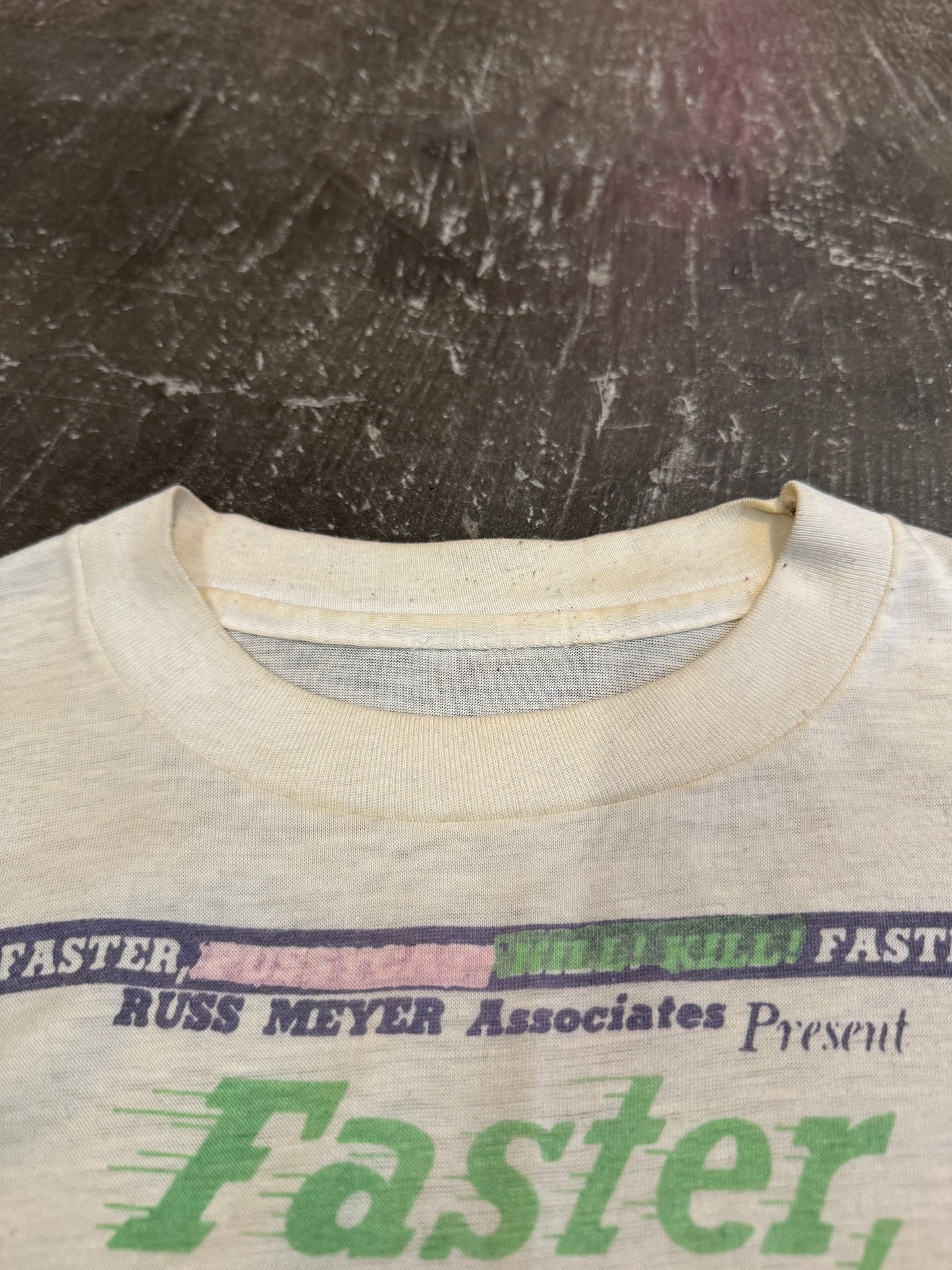 Vintage 80s Faster, PUSSYCAT T-Shirt Size XS