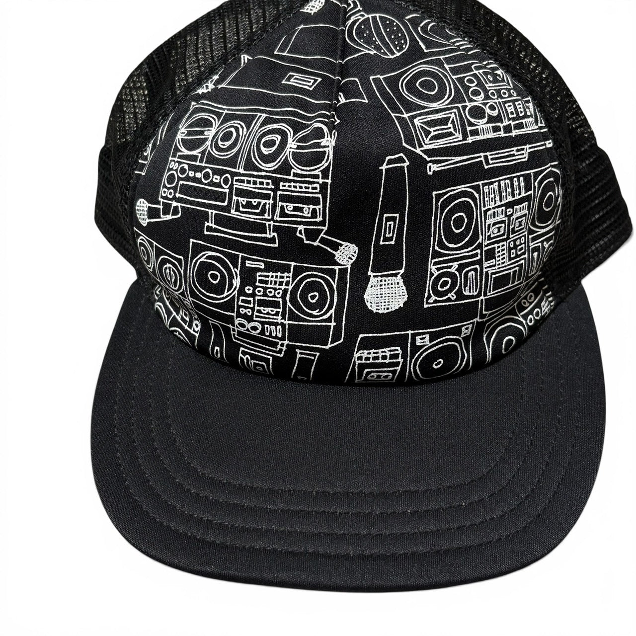 Vintage Stussy Trucker Cap Black Size ONE SIZE