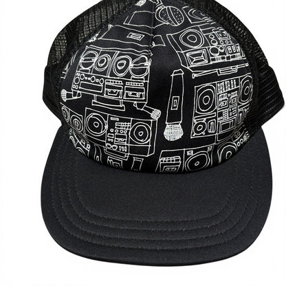 Vintage Stussy Trucker Cap Black Size ONE SIZE