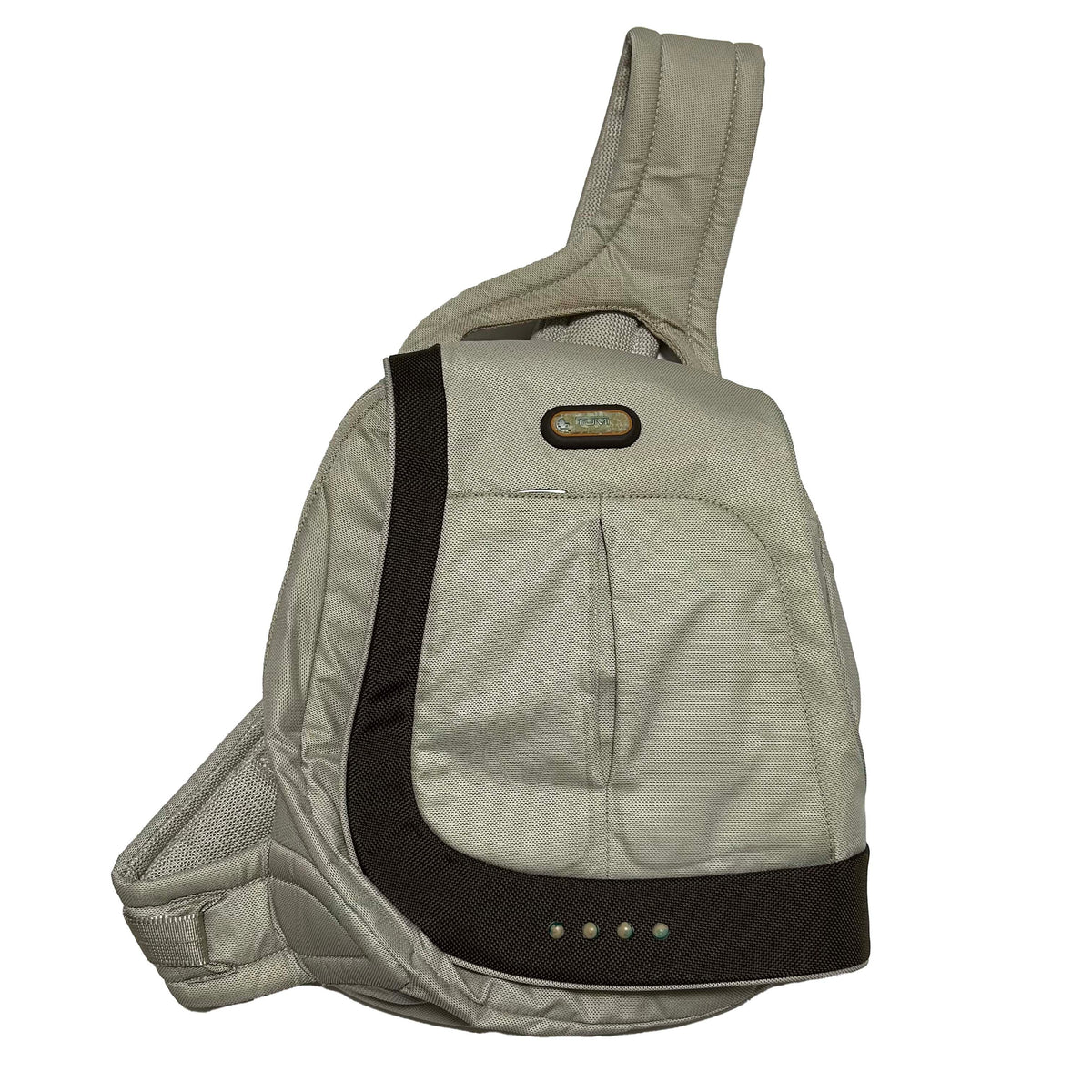TUMI 2000s Nylon Crossbody Bag White